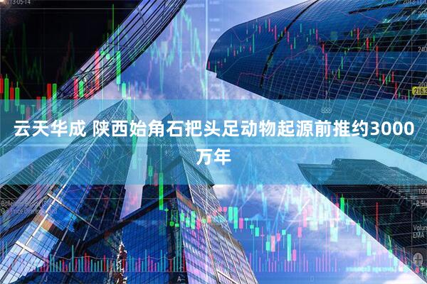 云天华成 陕西始角石把头足动物起源前推约3000万年
